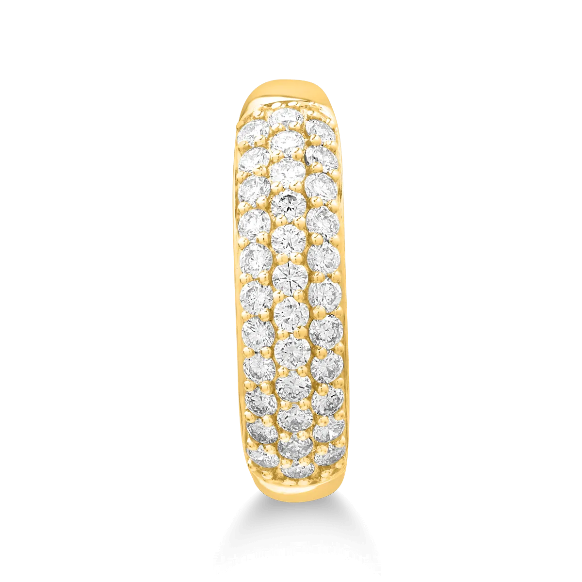 Inel din aur galben cu diamante de 0.748ct