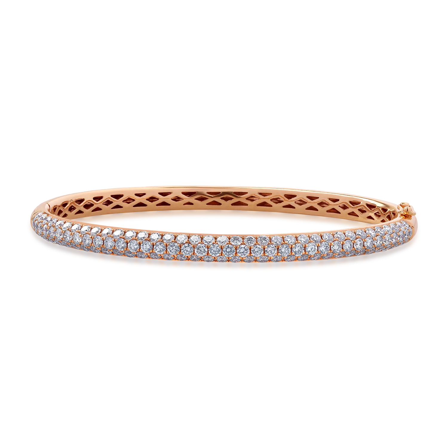 18K rose gold bracelet with 2.91ct diamonds