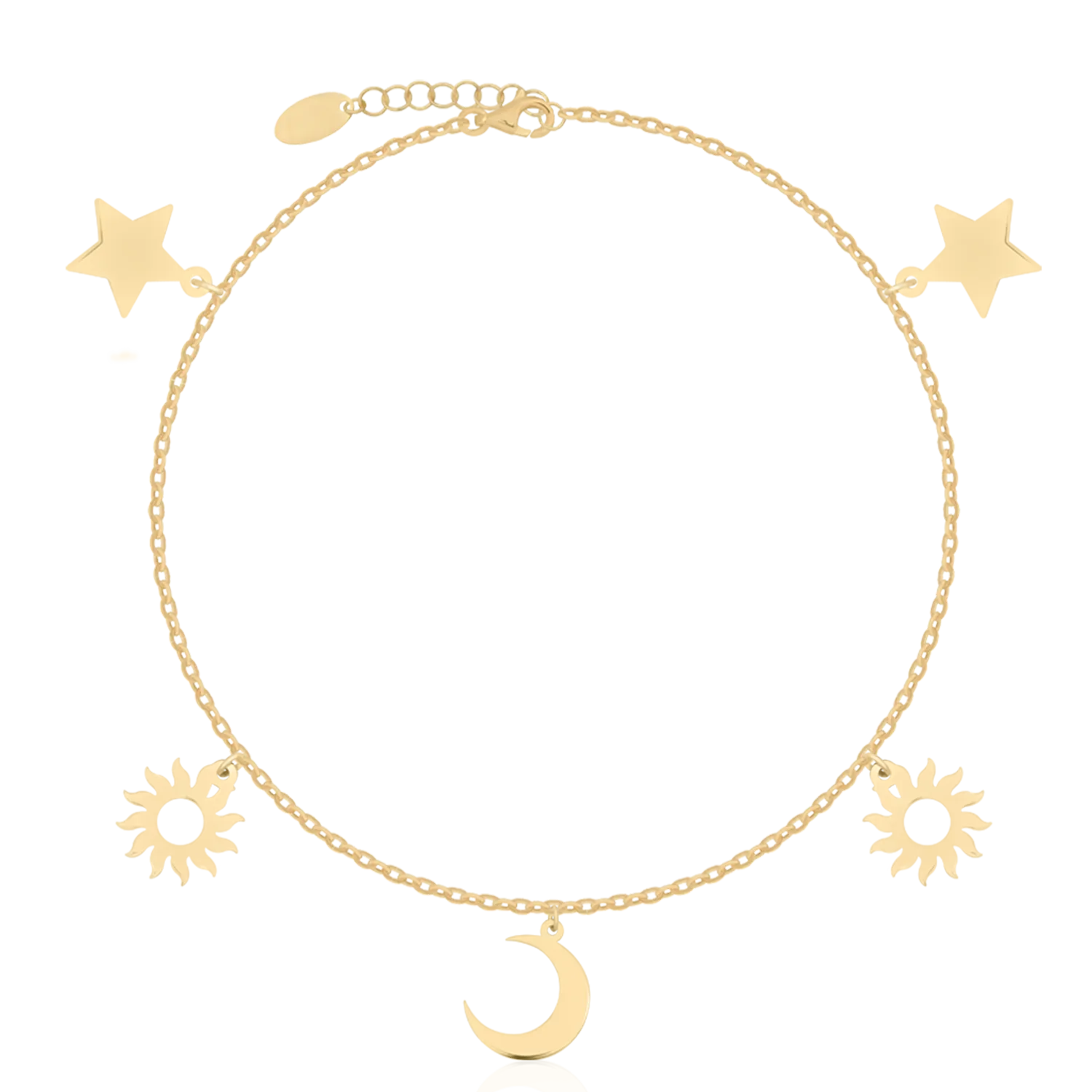 14 k sárga arany karkötõ