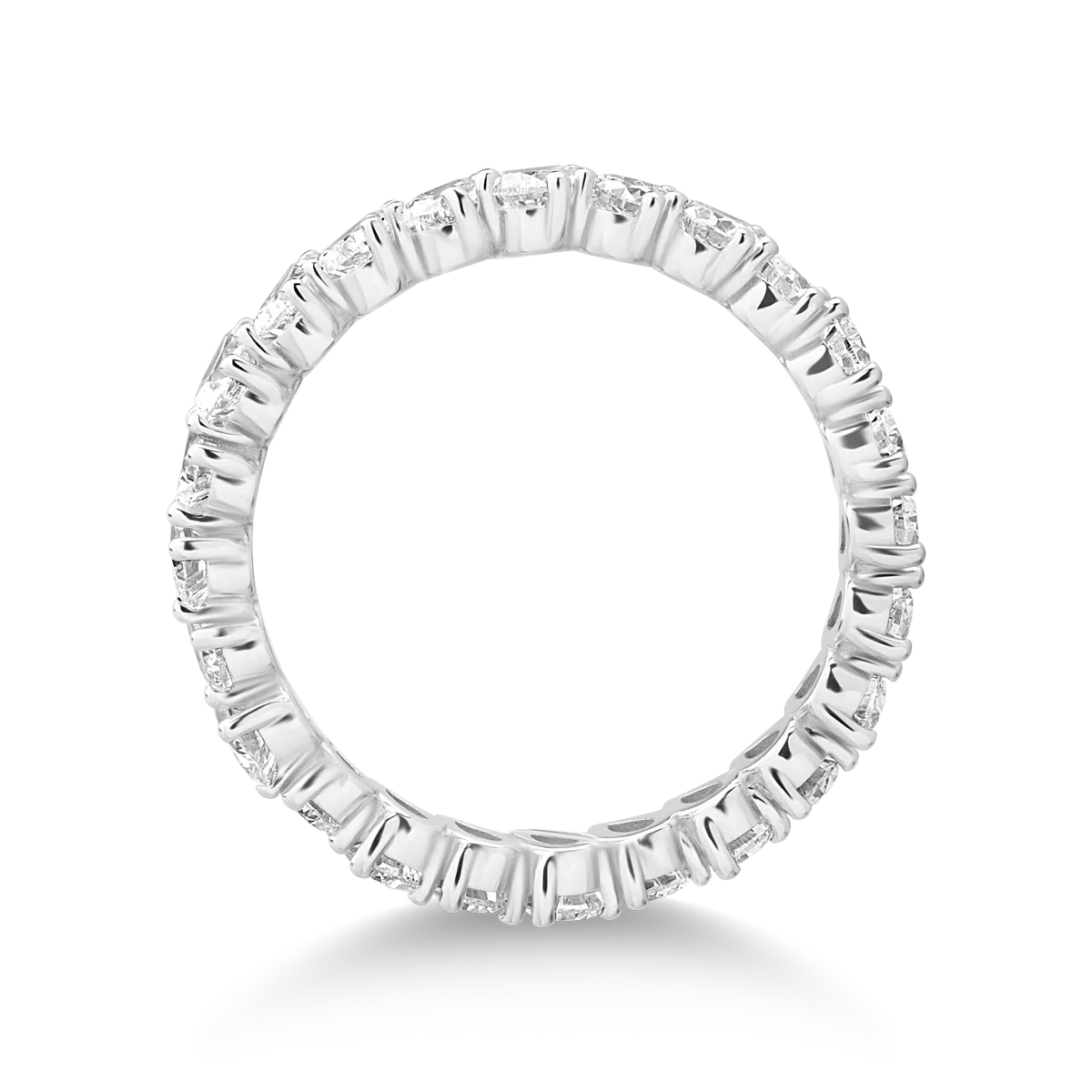 Pierścionek z 18K białego złota z diamentami 2.35ct