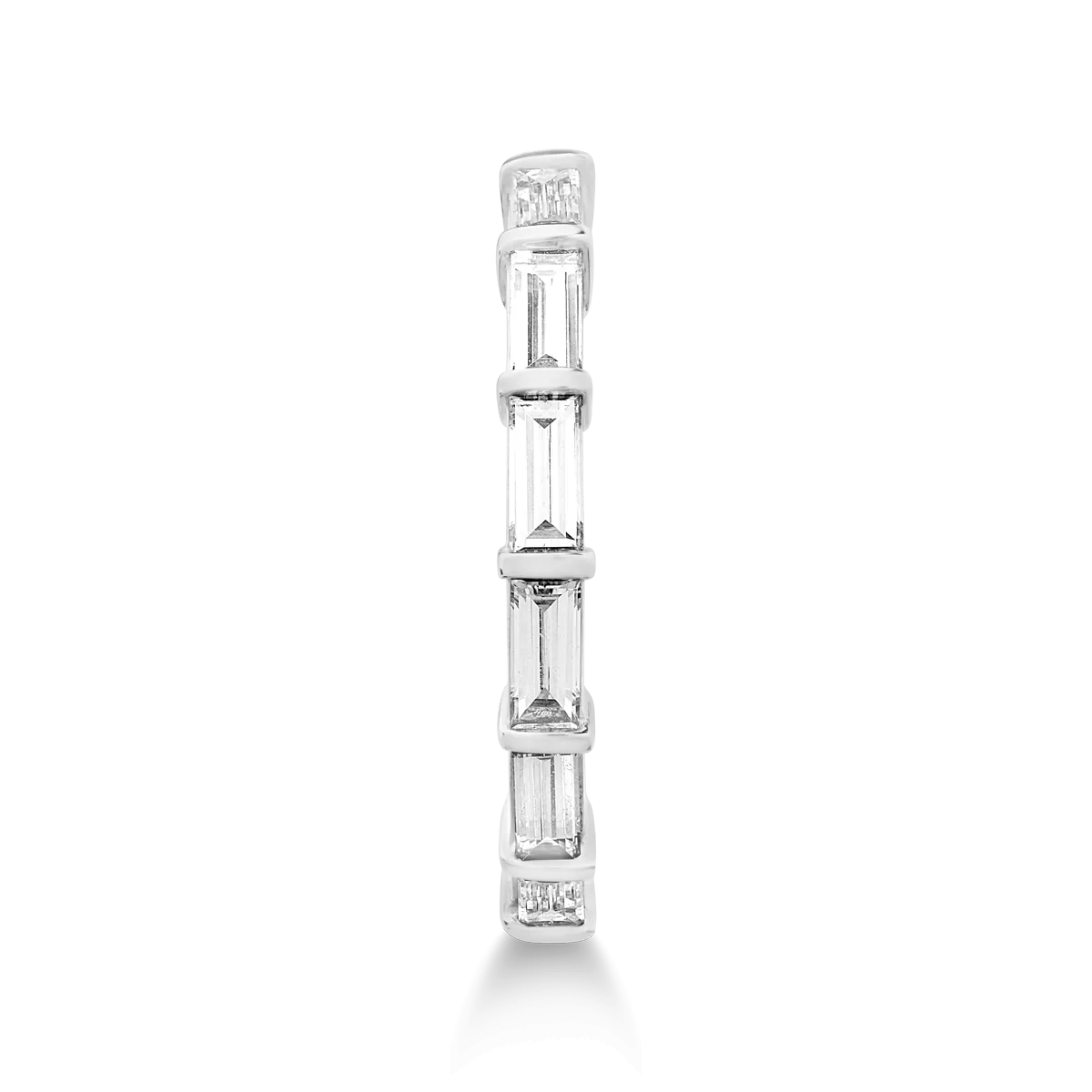 Inel din aur alb de 18K cu diamante de 0.56ct