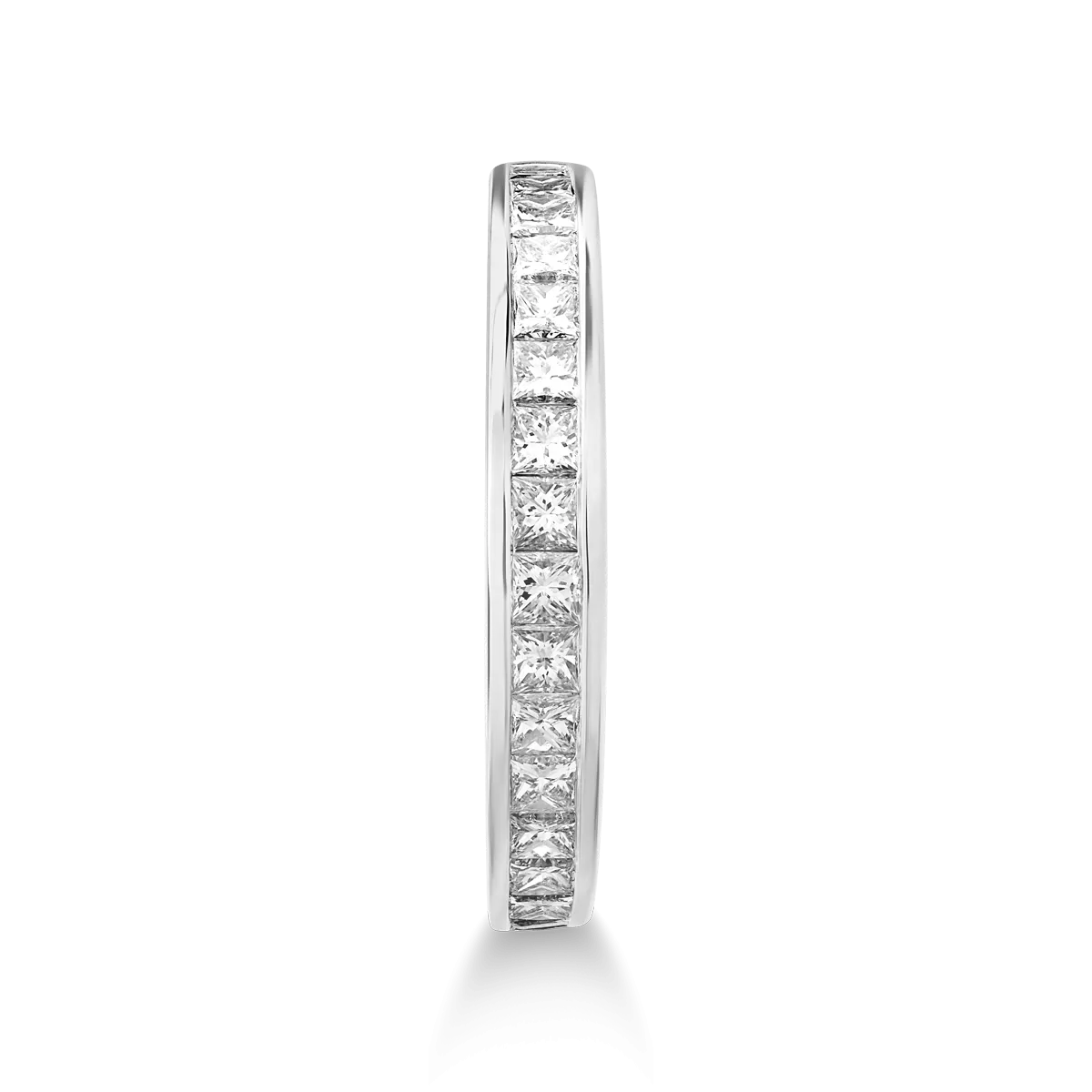 18k fehér arany gyûrû gyémántokkal 0,71ct