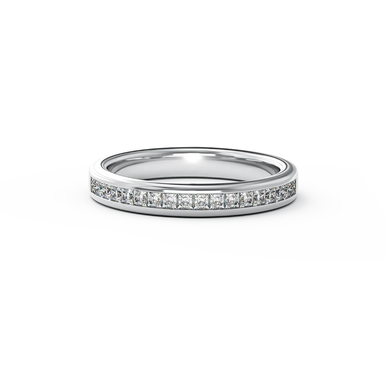 18K white gold ring with 0.37ct diamonds