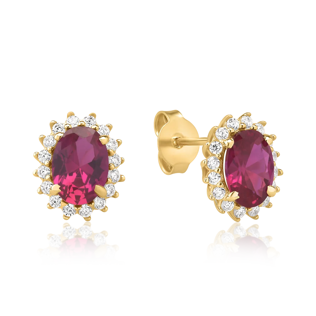 14K yellow gold earrings