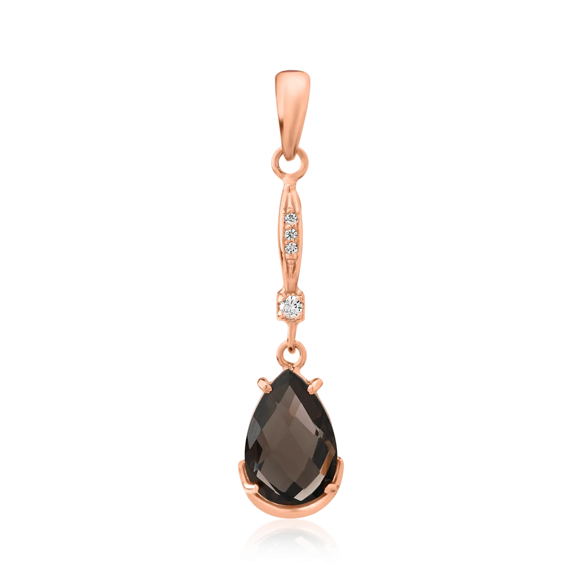 14K rose gold pendant