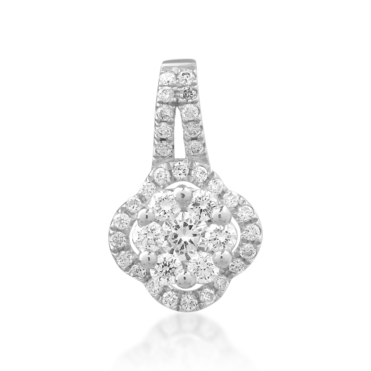 18K white gold pendant with 0.322ct diamonds