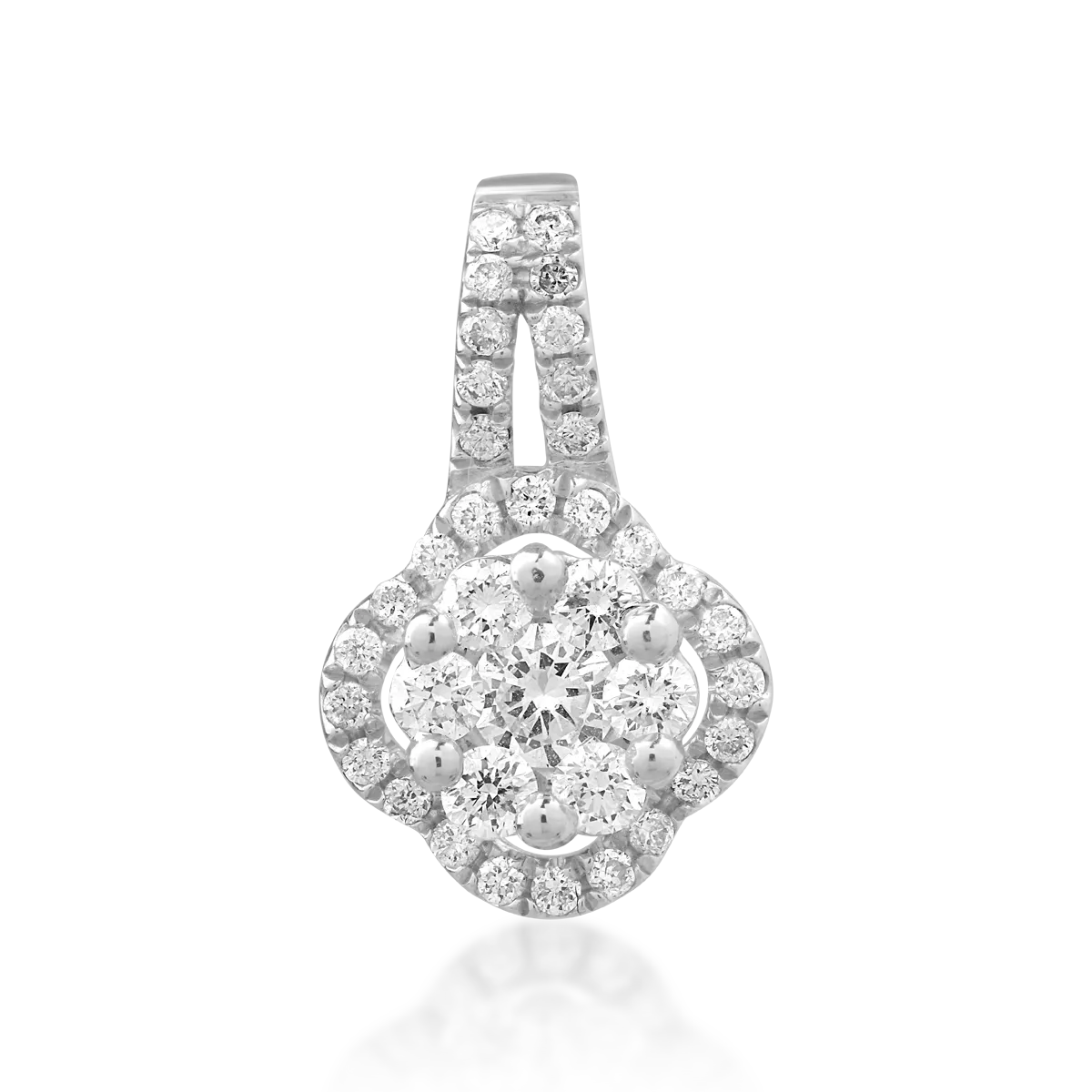 Висулка от 18K бяло злато с 0.322ct диаманти