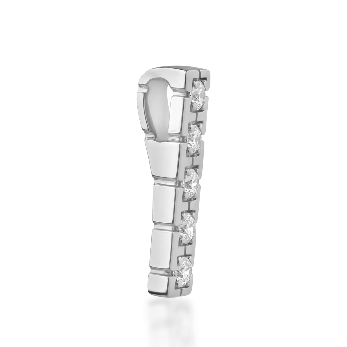 18K white gold pendant with 0.17ct diamonds