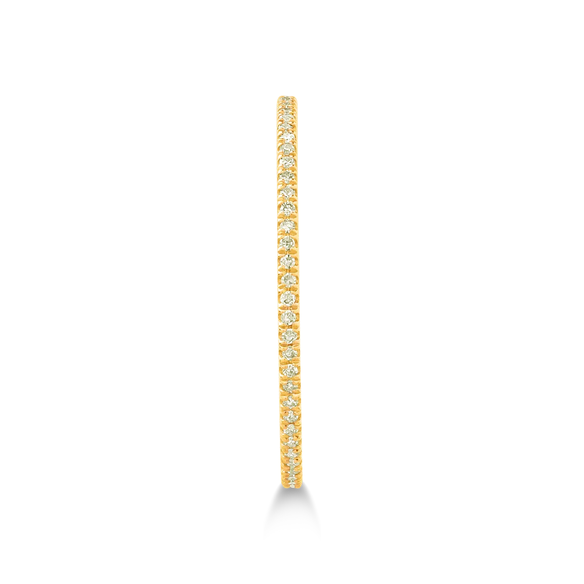18K yellow gold ring with 0.15ct diamonds