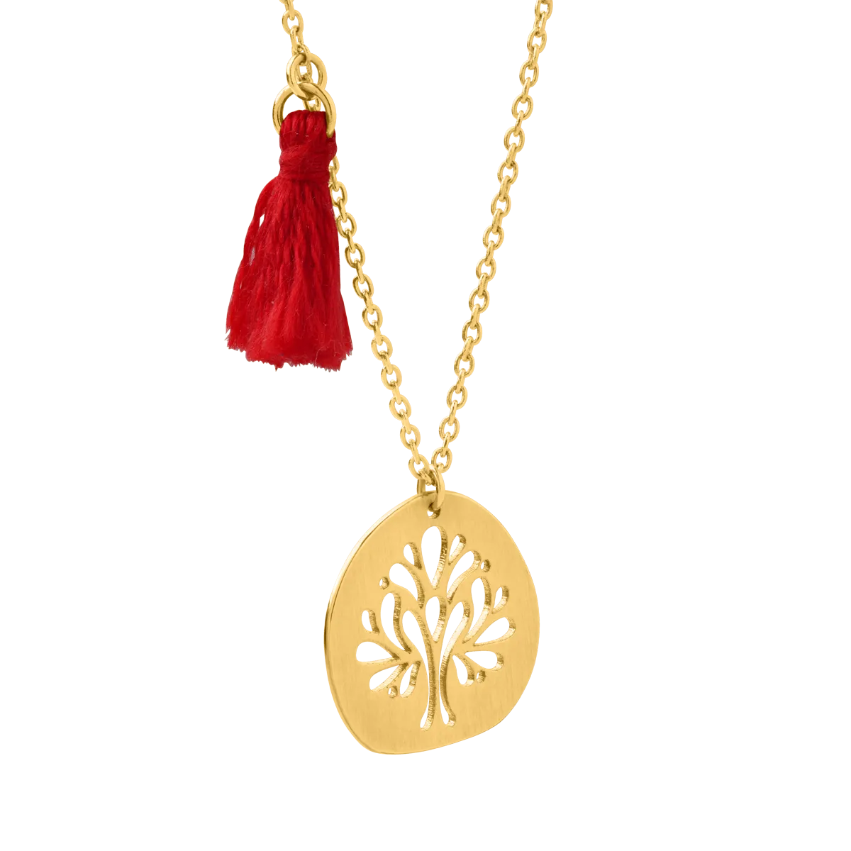 14K yellow gold pendant chain