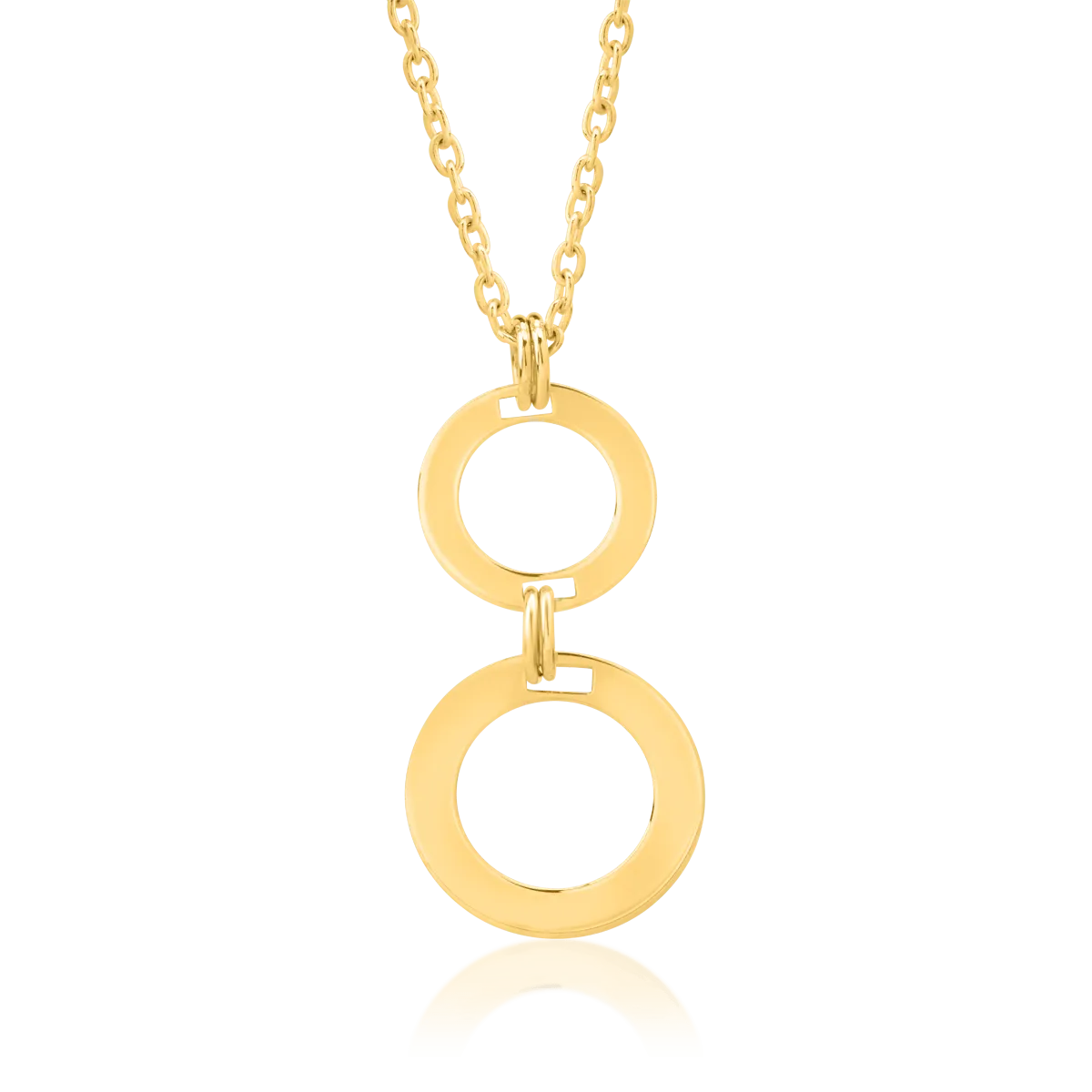 14K yellow gold pendant necklace