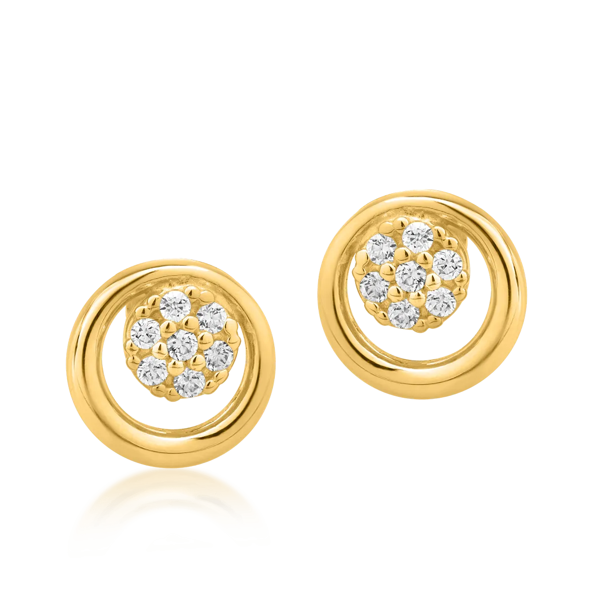 14K yellow gold earrings