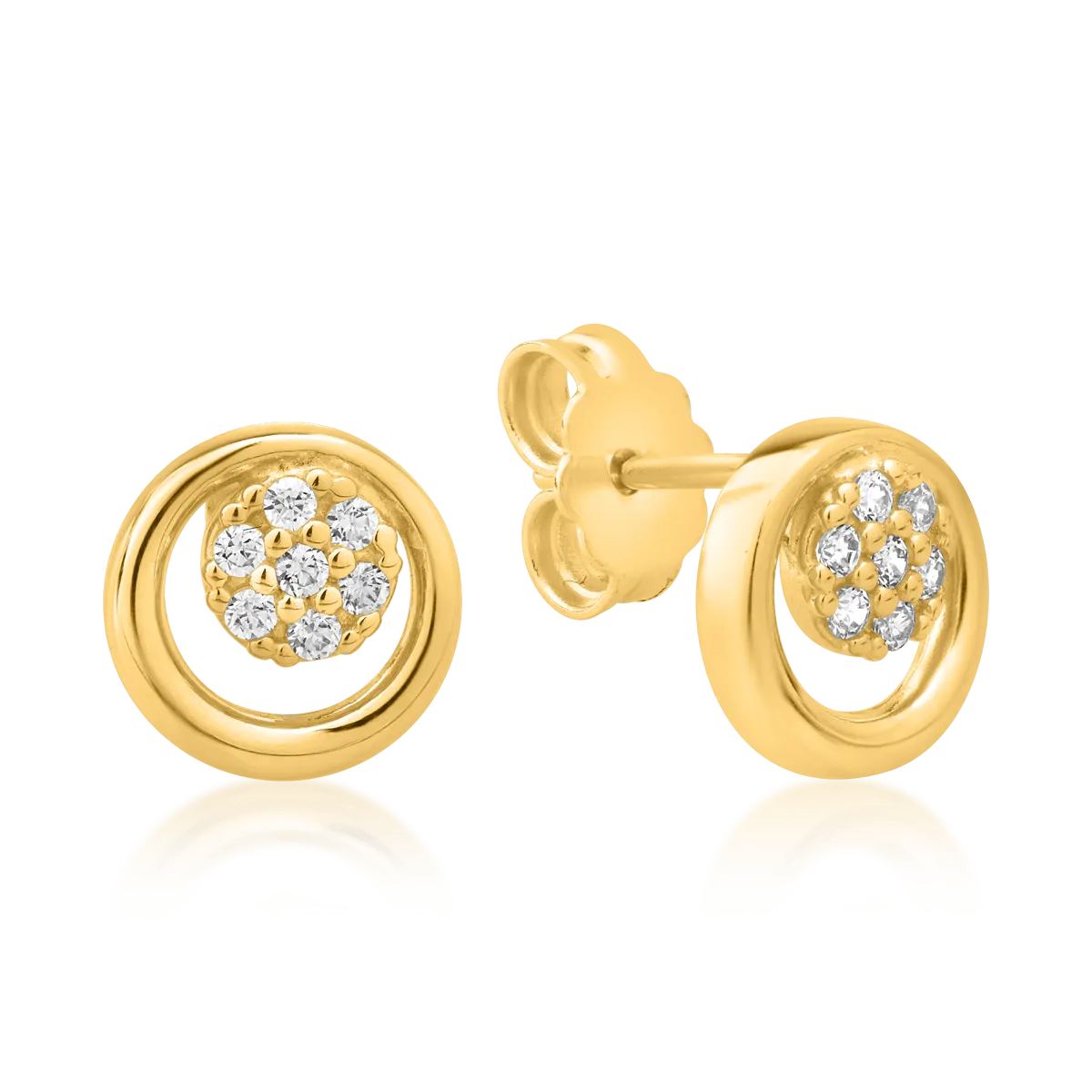 14K yellow gold earrings