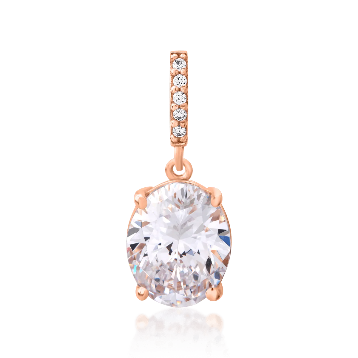 14K rose gold pendant