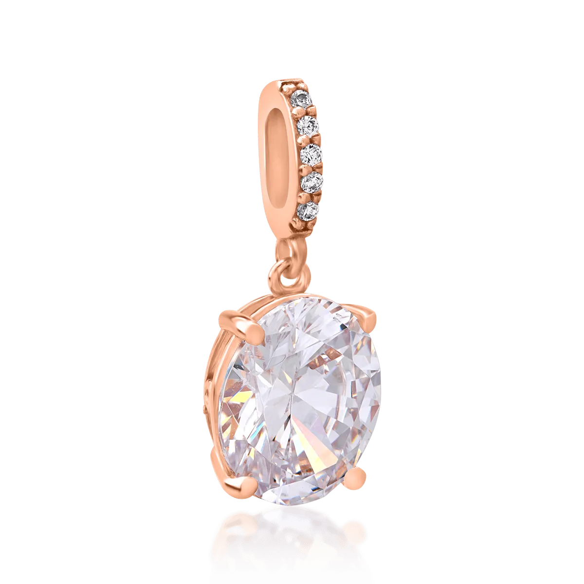 Висулка от розово злато 14К