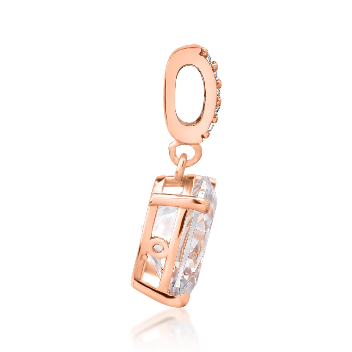 Висулка от розово злато 14К