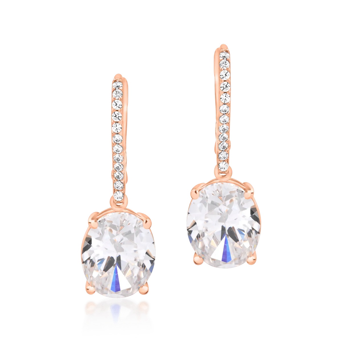 14K rose gold earrings