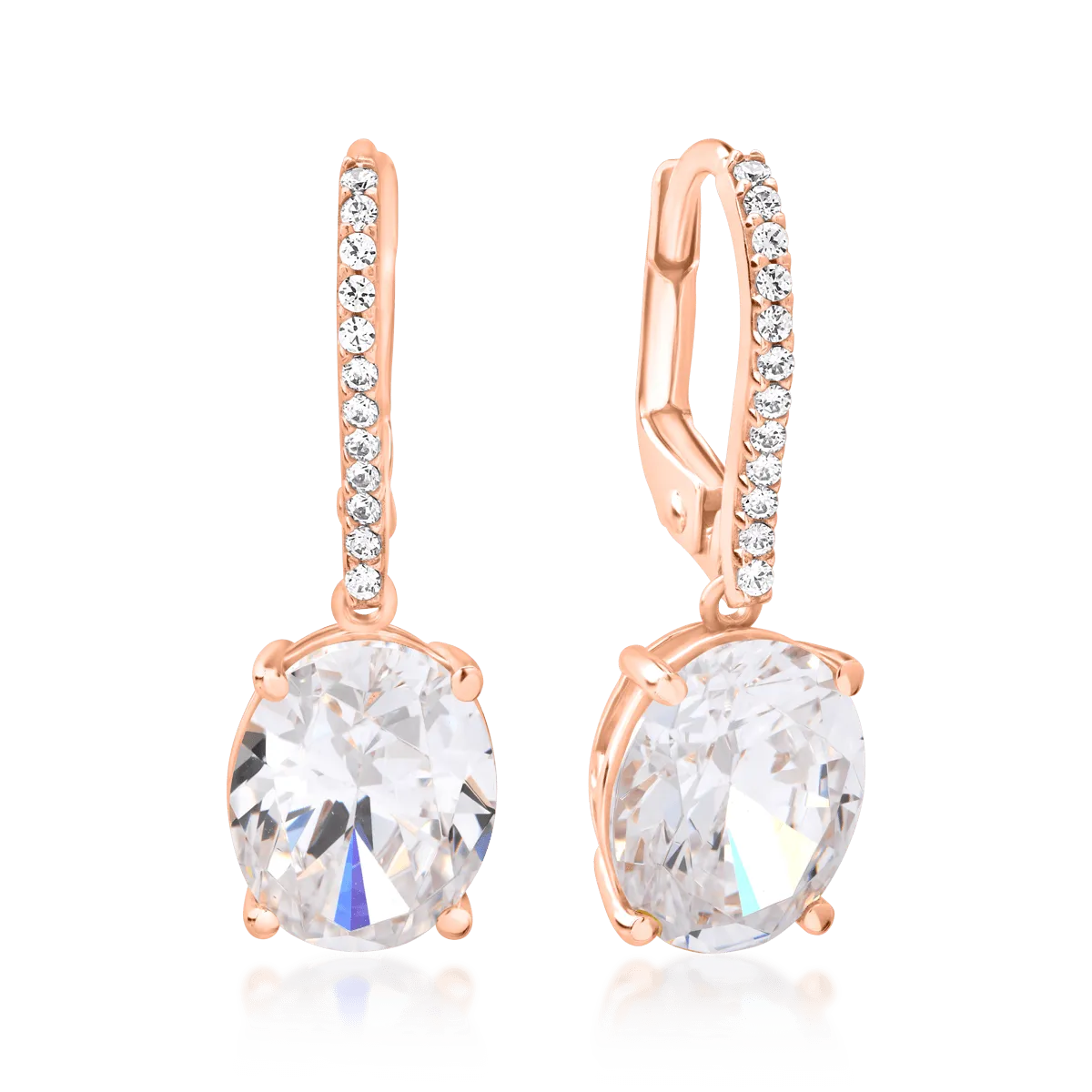 14K rose gold earrings