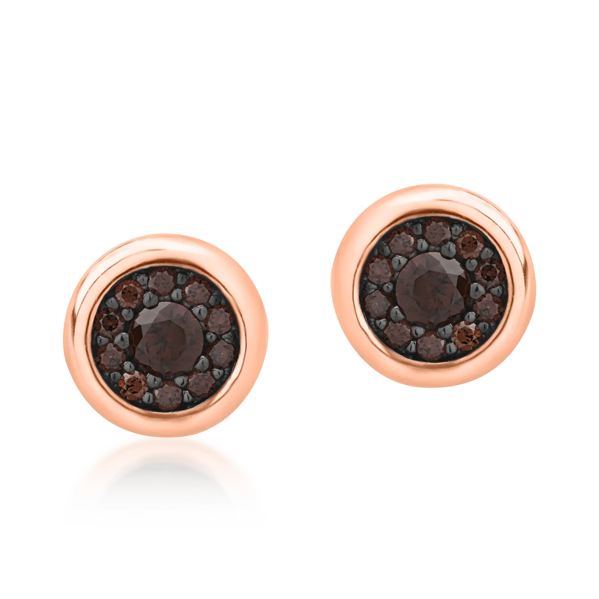 14K rose gold earrings