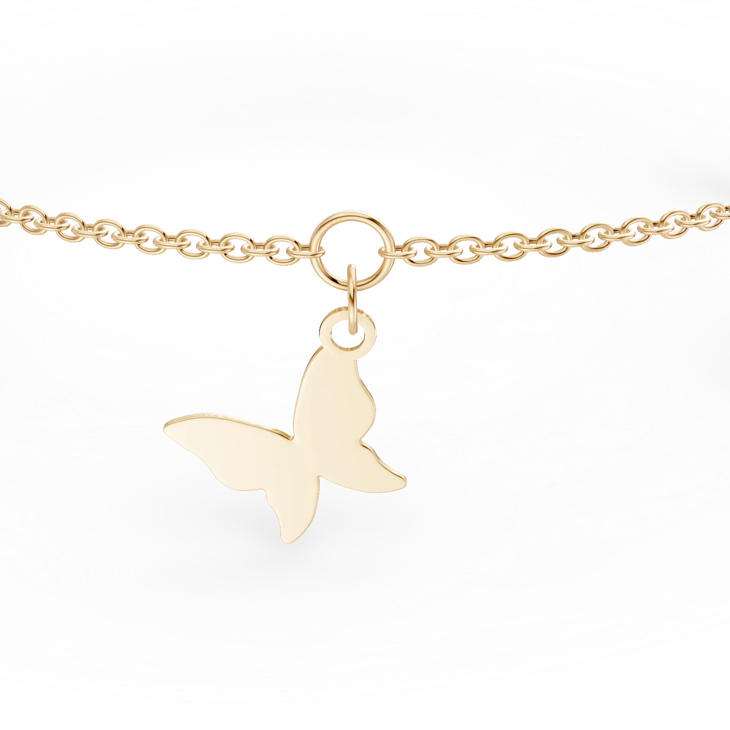 Bratara de picior din aur galben de 14K