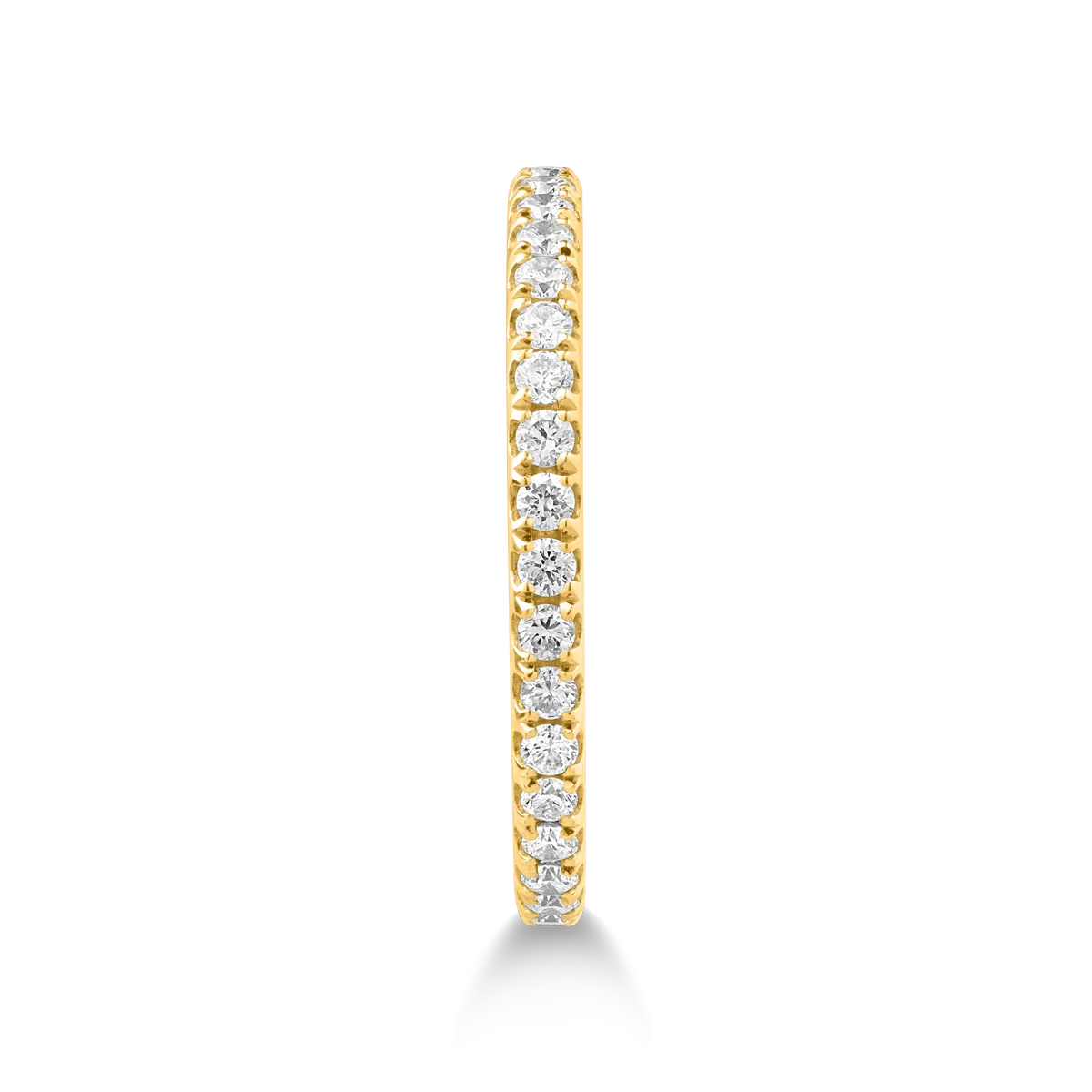 Inel eternity din aur galben cu diamante de 0.5ct