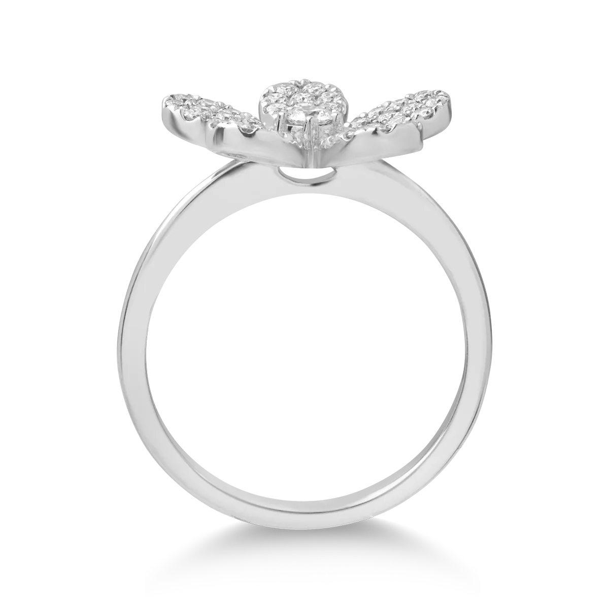 White gold rings with 0.5ct diamonds