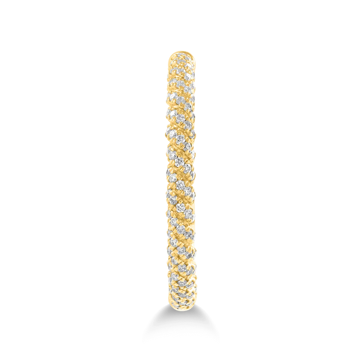 Inel din aur galben de 14K cu diamante de 0.17ct