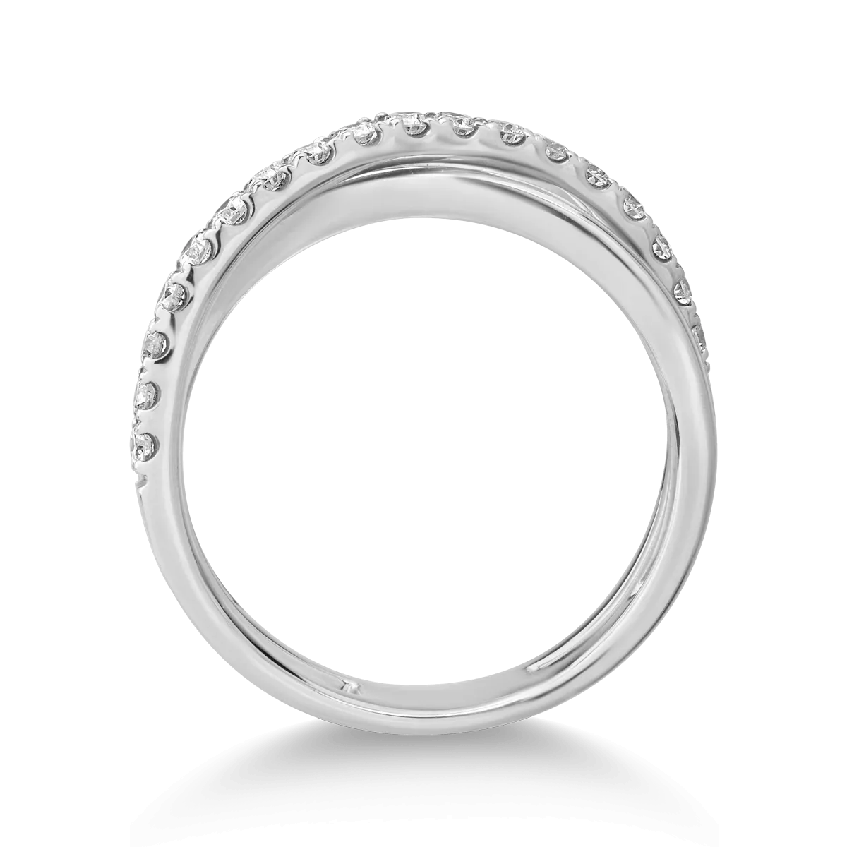 Inel din aur alb cu diamante de 0.47ct