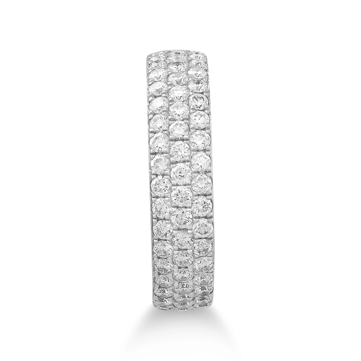 Inel din aur alb cu diamante de 0.85ct