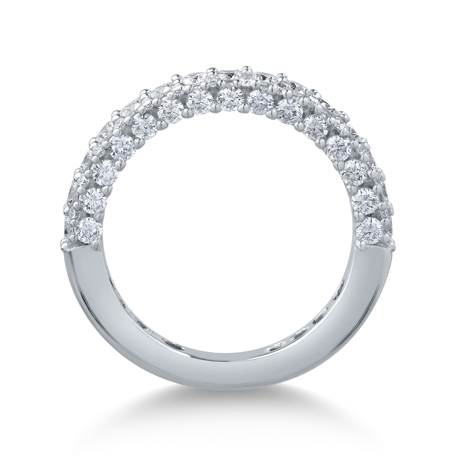 Inel din aur alb cu diamante de 1.57ct
