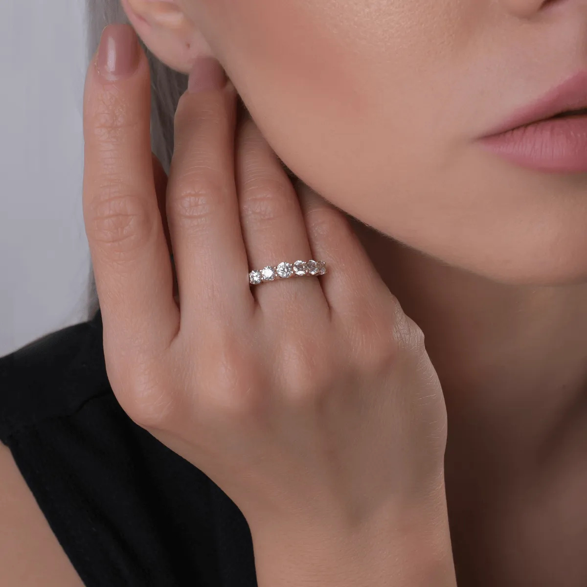 Inel din aur galben de 14K cu diamante de 1ct - 3 | YEO