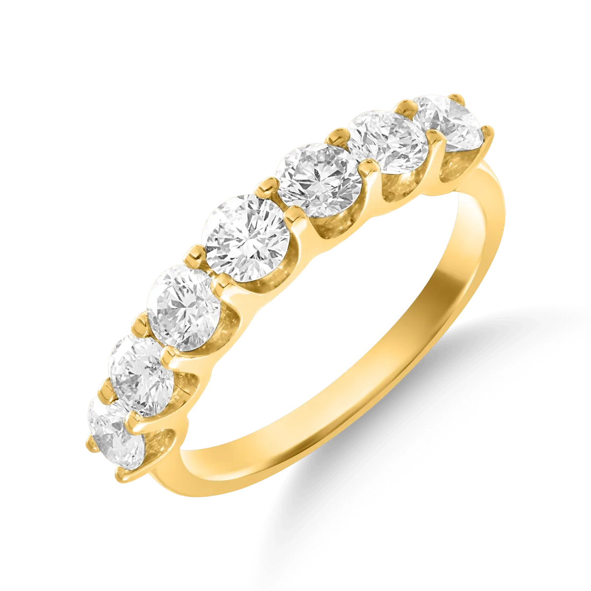 Teilor Inel din aur galben cu diamante de 1ct