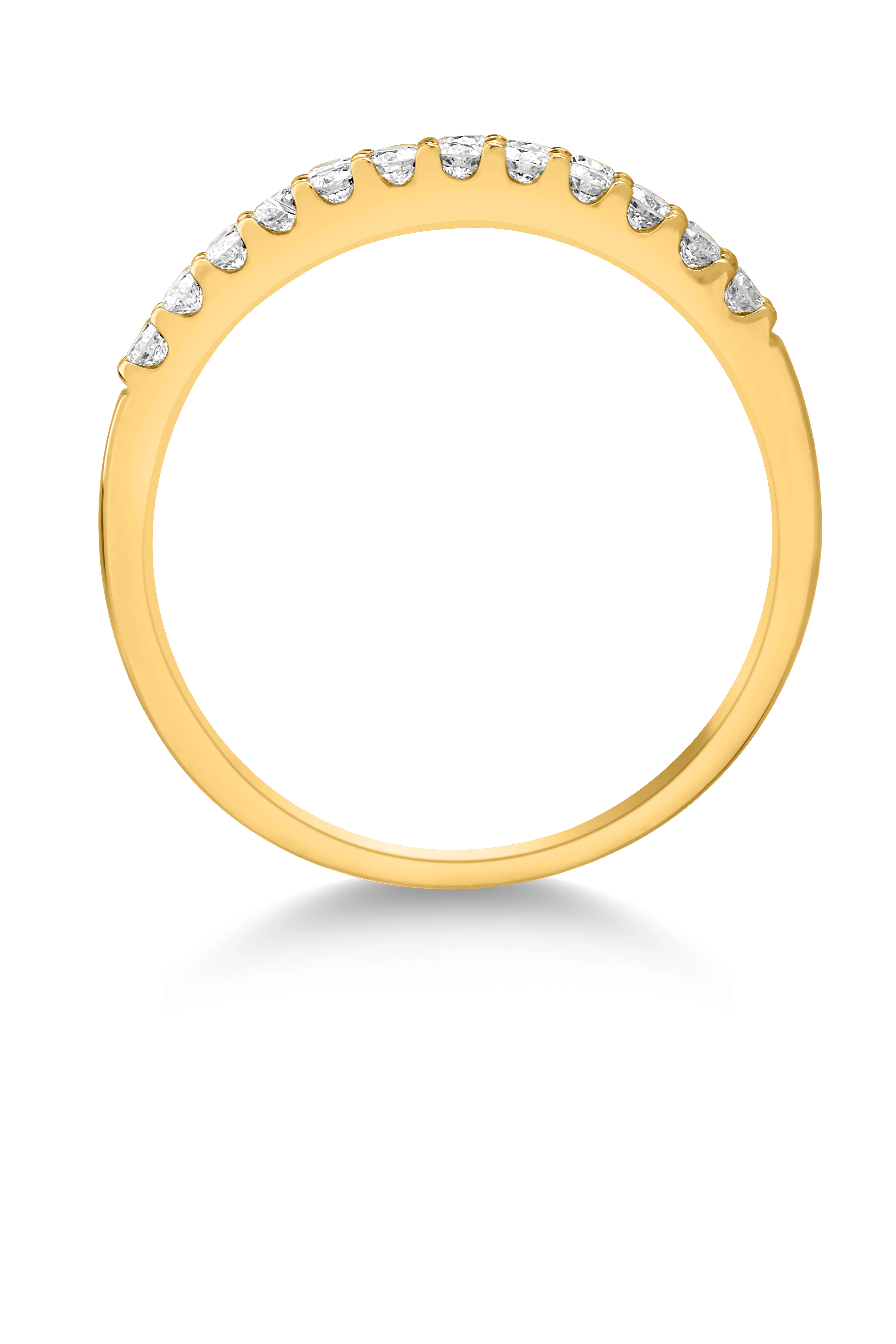 Inel din aur galben de 14K cu diamante de 0.504ct