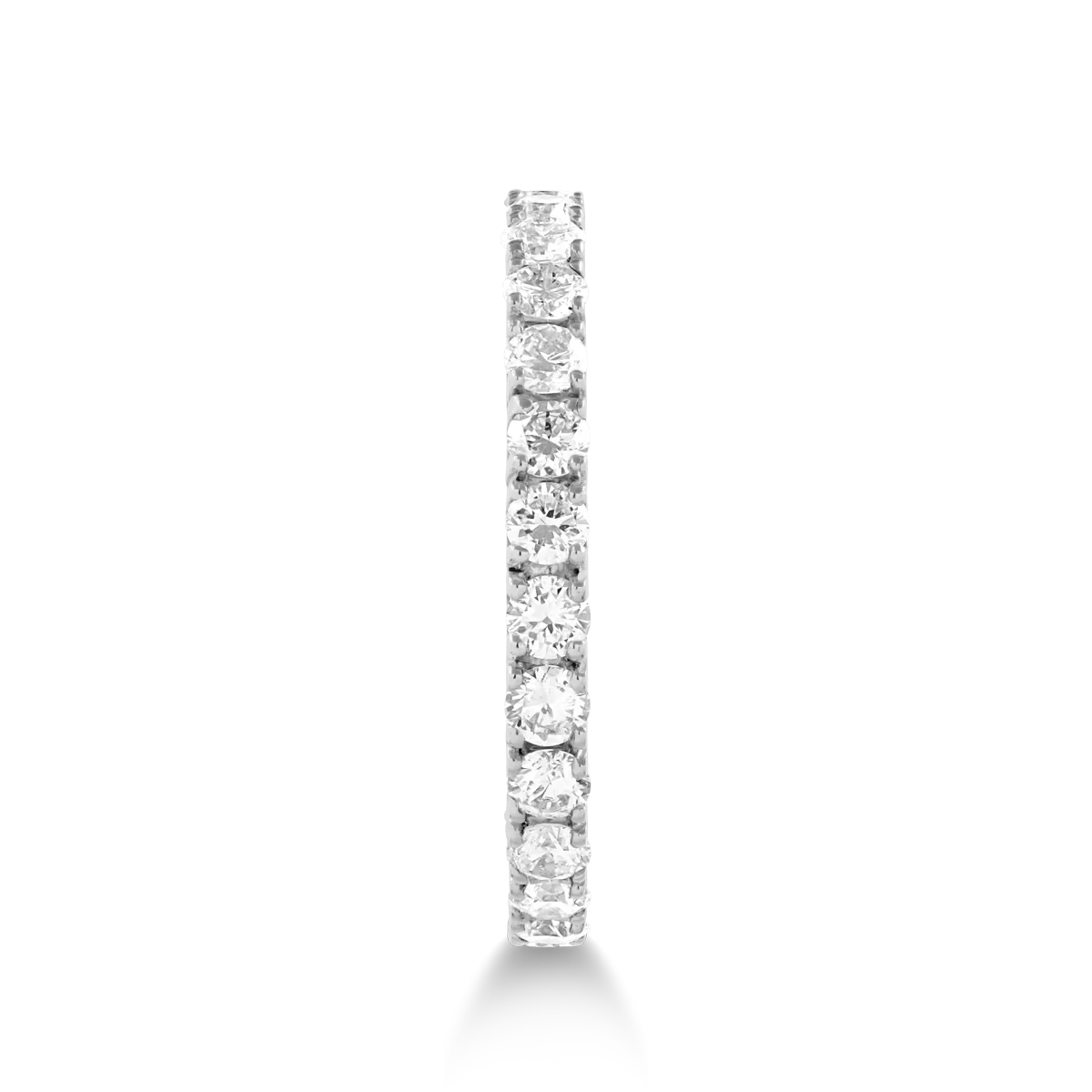 18K white gold infinity ring with 2ct diamonds