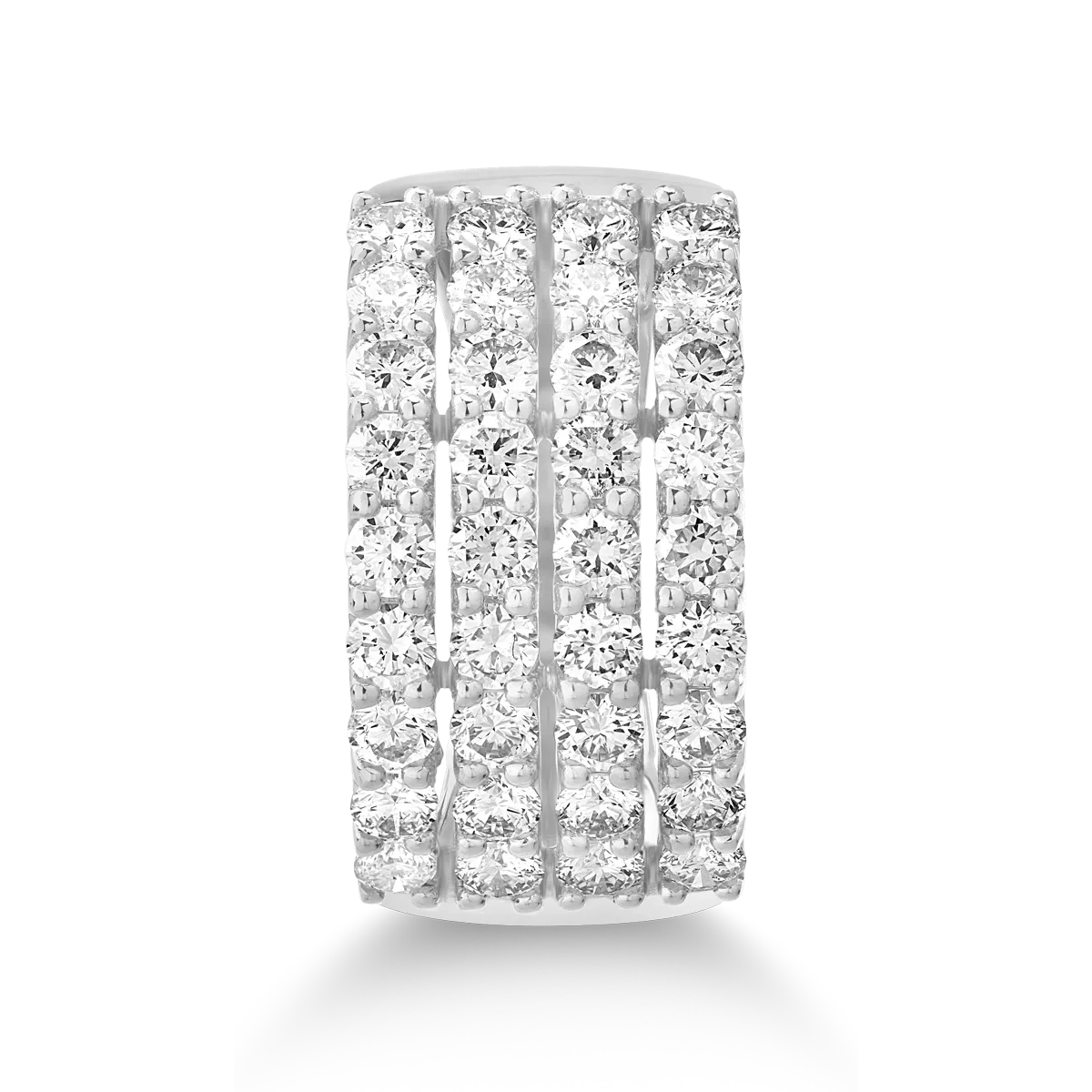 Gyűrű 18K-os fehér aranyból 2ct gyémánttal