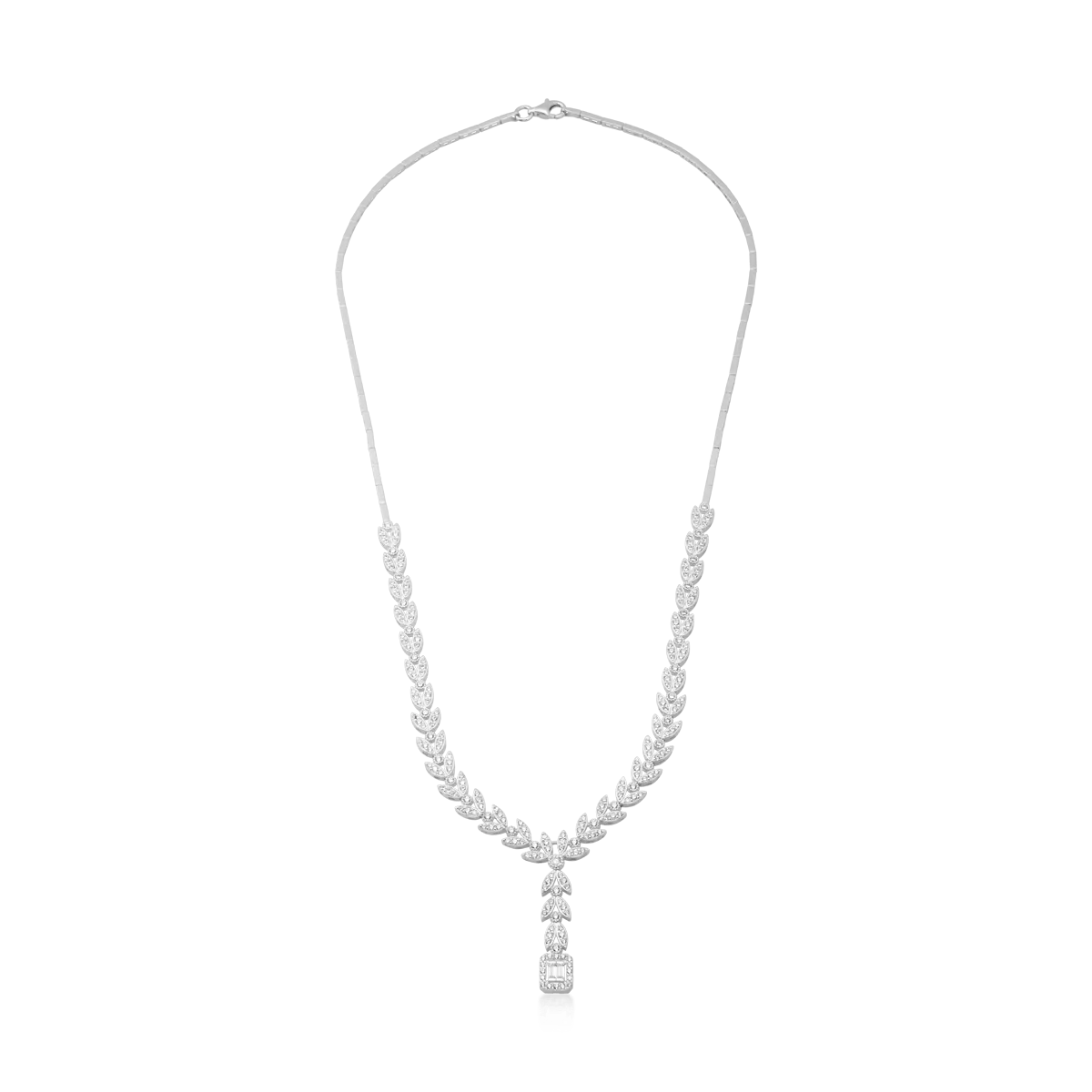 14k white gold necklace