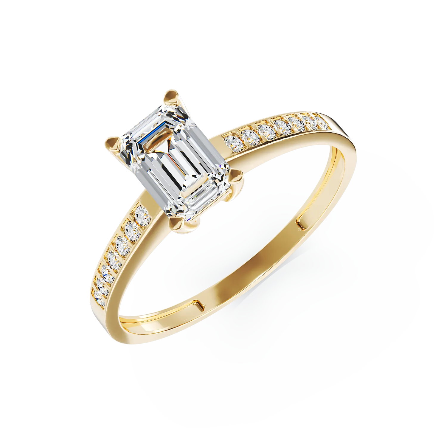 Годежен пръстен от 14K жълто злато