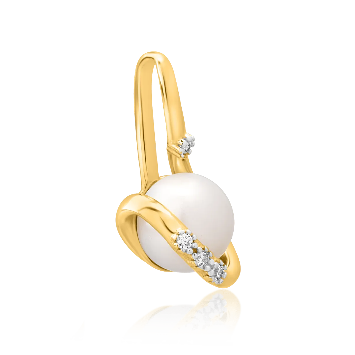 Wisiorek z 14K żółtego złota