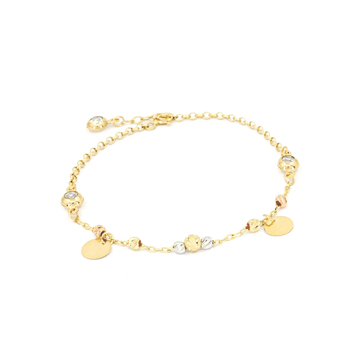 14K yellow gold bracelet-107718