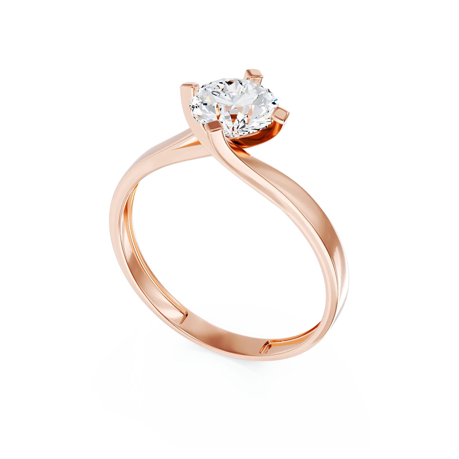 Годежен пръстен от 14К розово злато