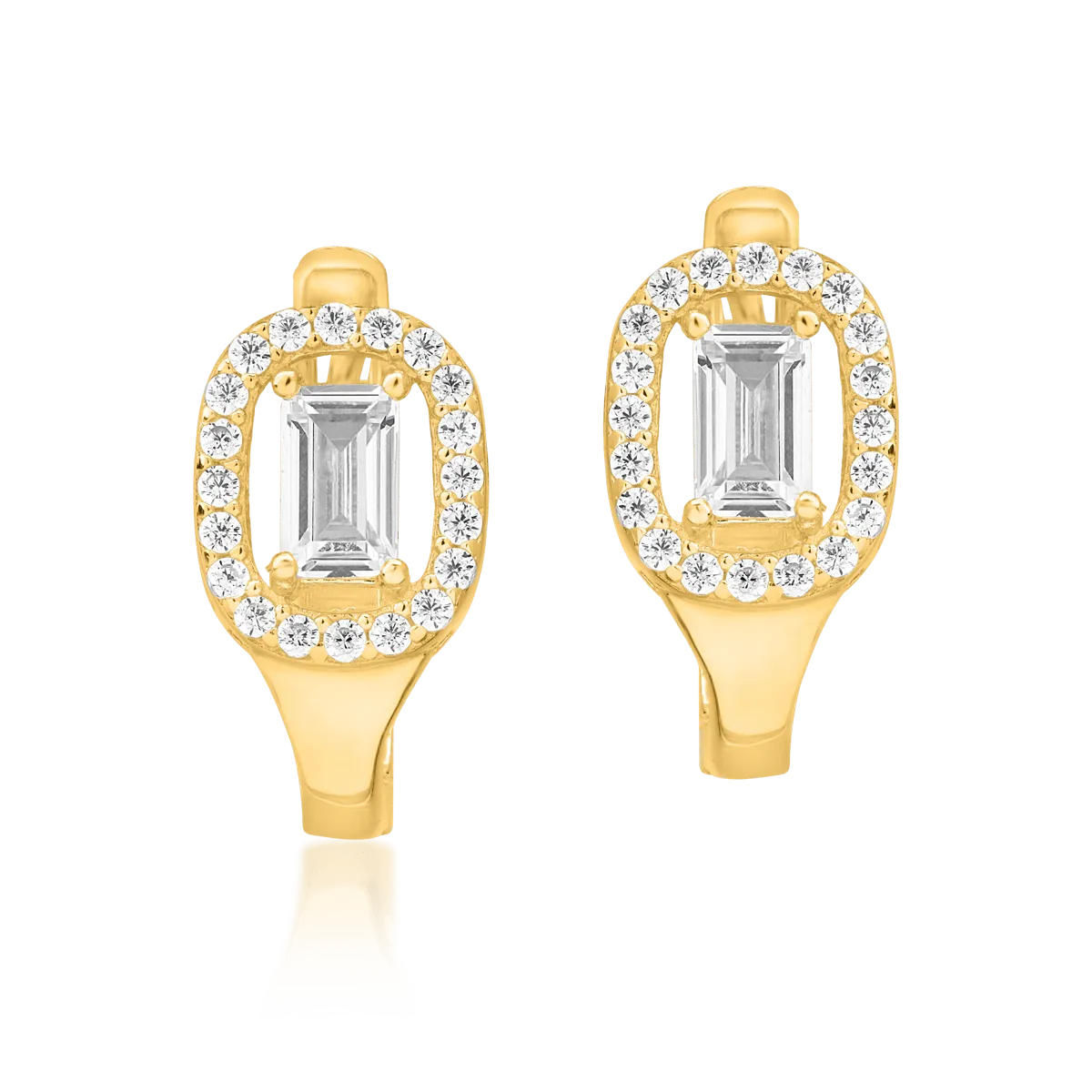 14K yellow gold earrings