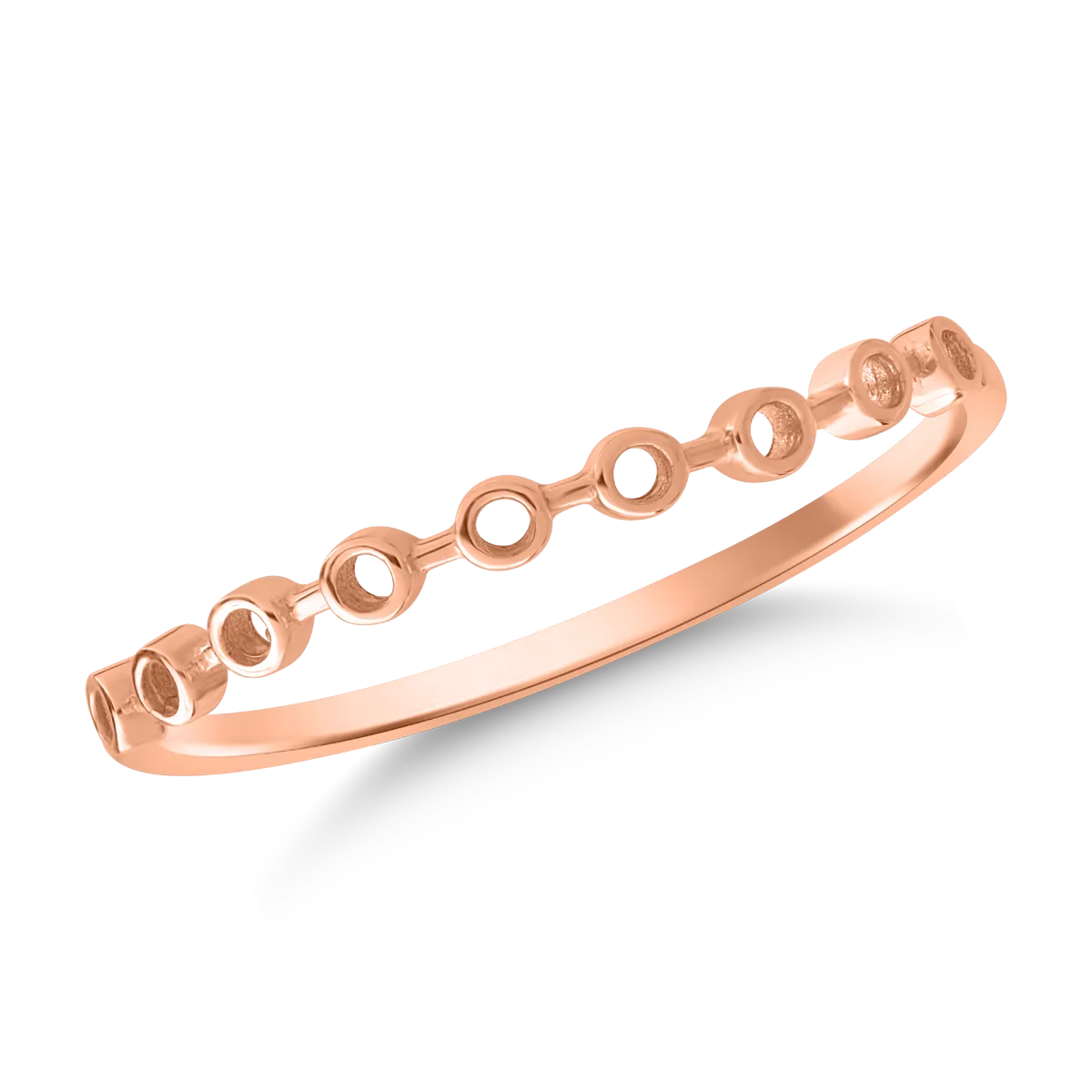 14K rose gold ring