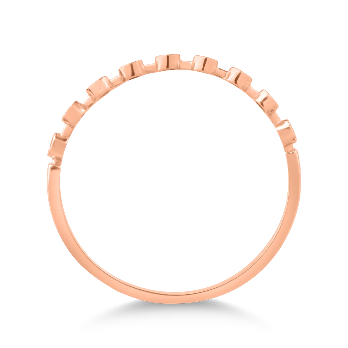 14K rose gold ring