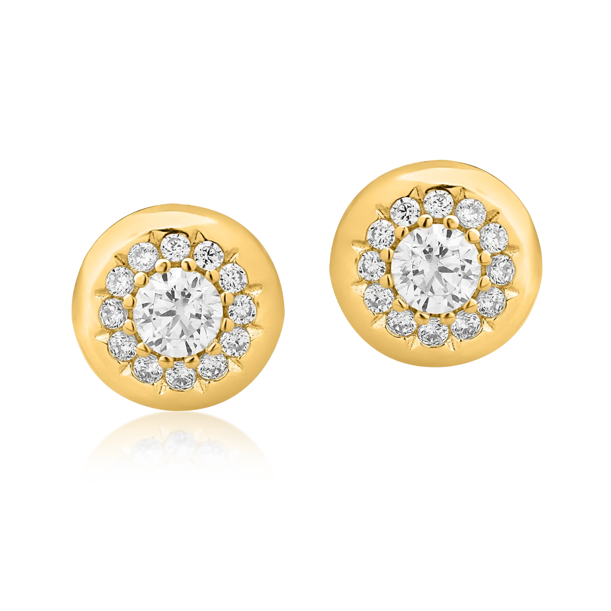 14K yellow gold earrings