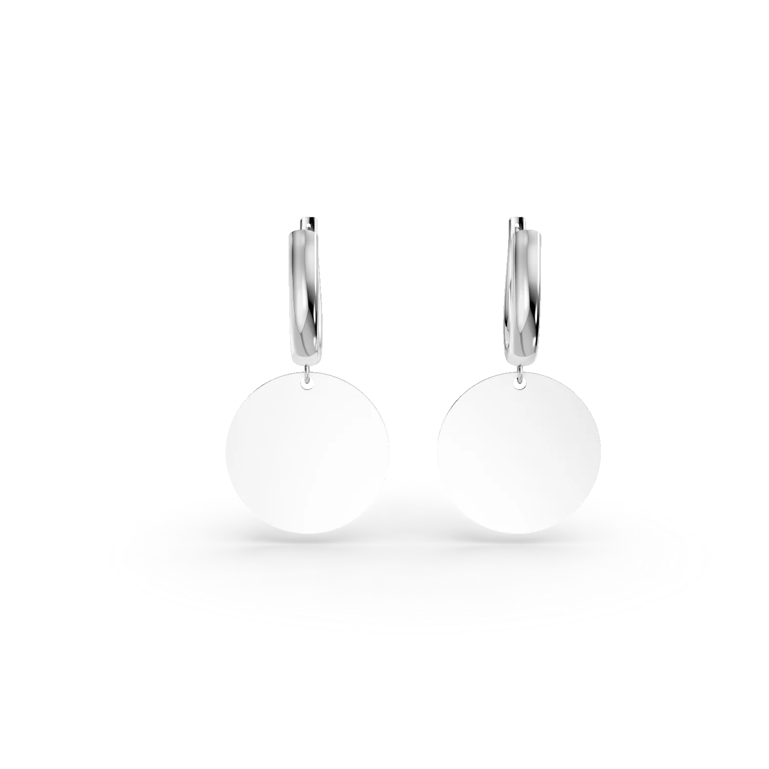 14K yellow gold coins earrings-107779