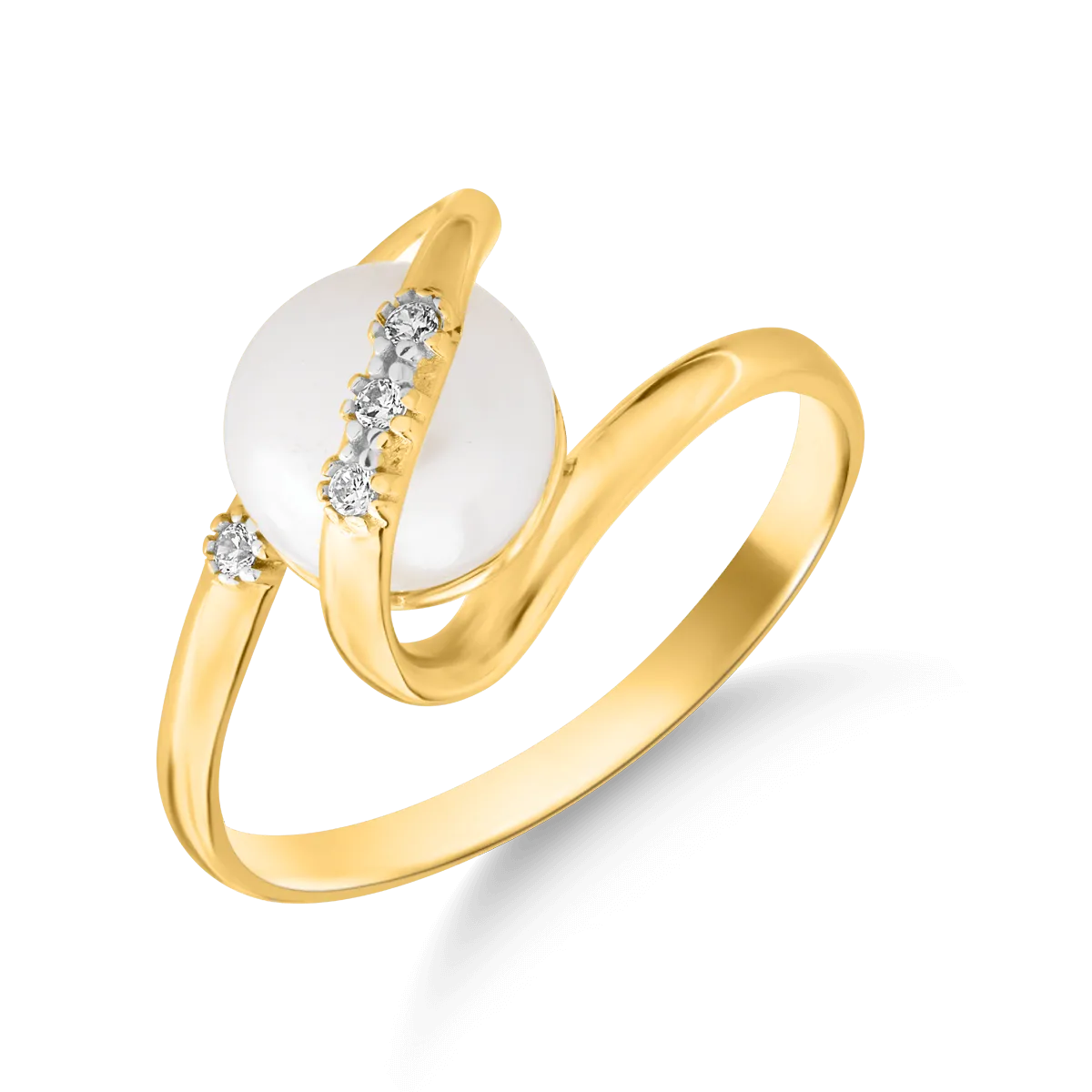 14K yellow gold ring