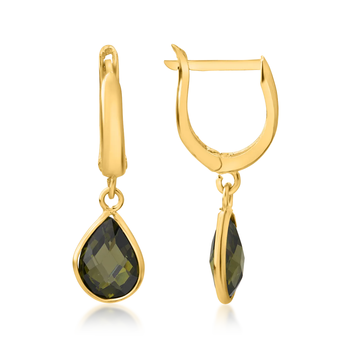 14K yellow gold earrings