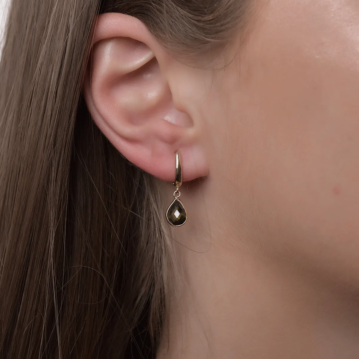 14K yellow gold earrings