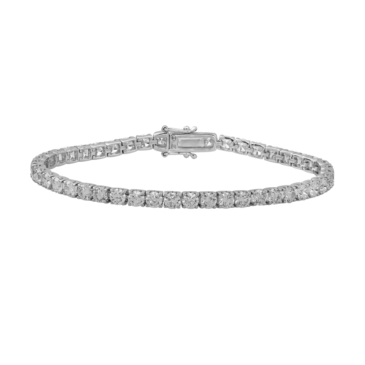 Bratara din aur alb cu diamante de 8ct