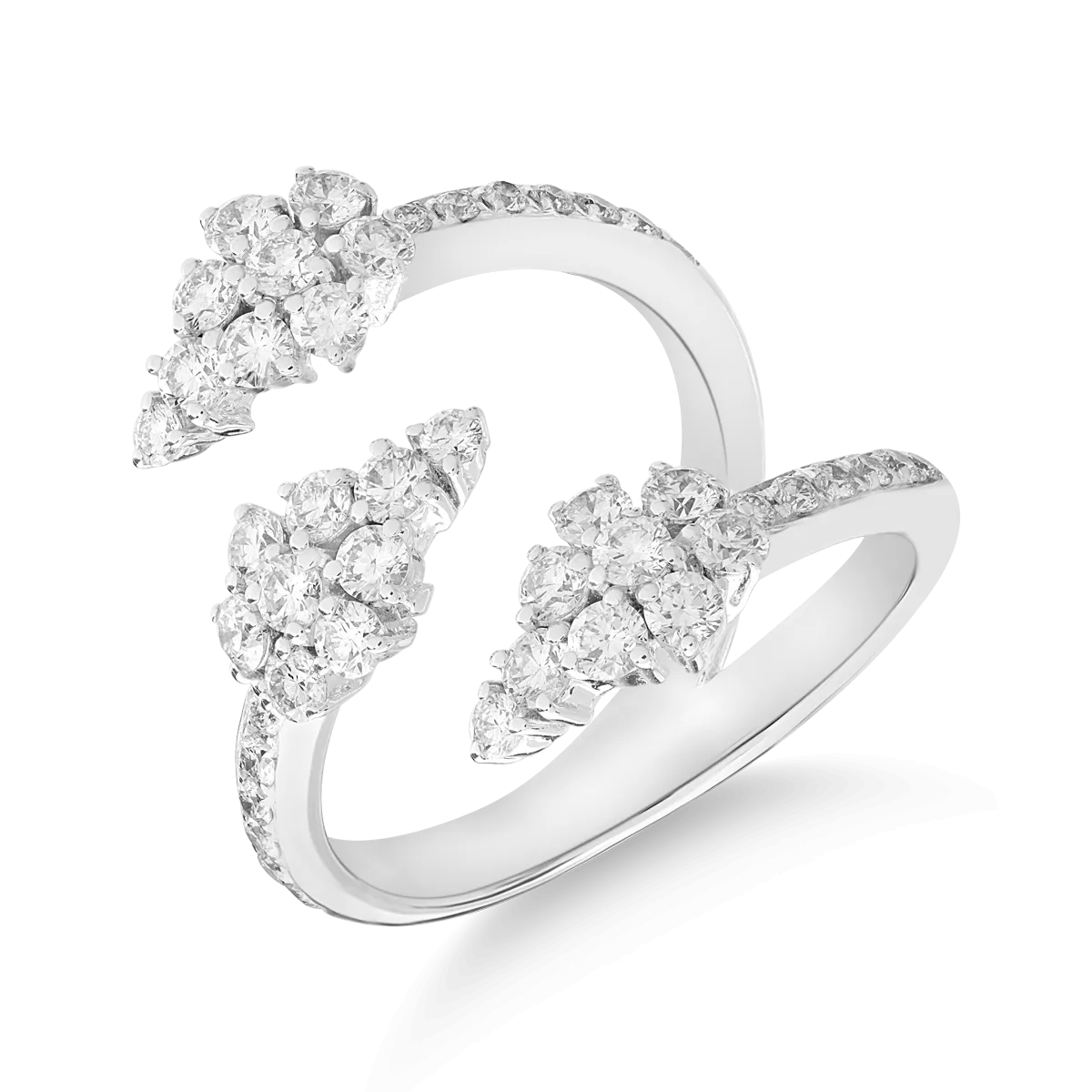 18k white gold ring with diamonds of 1.16ct-112163